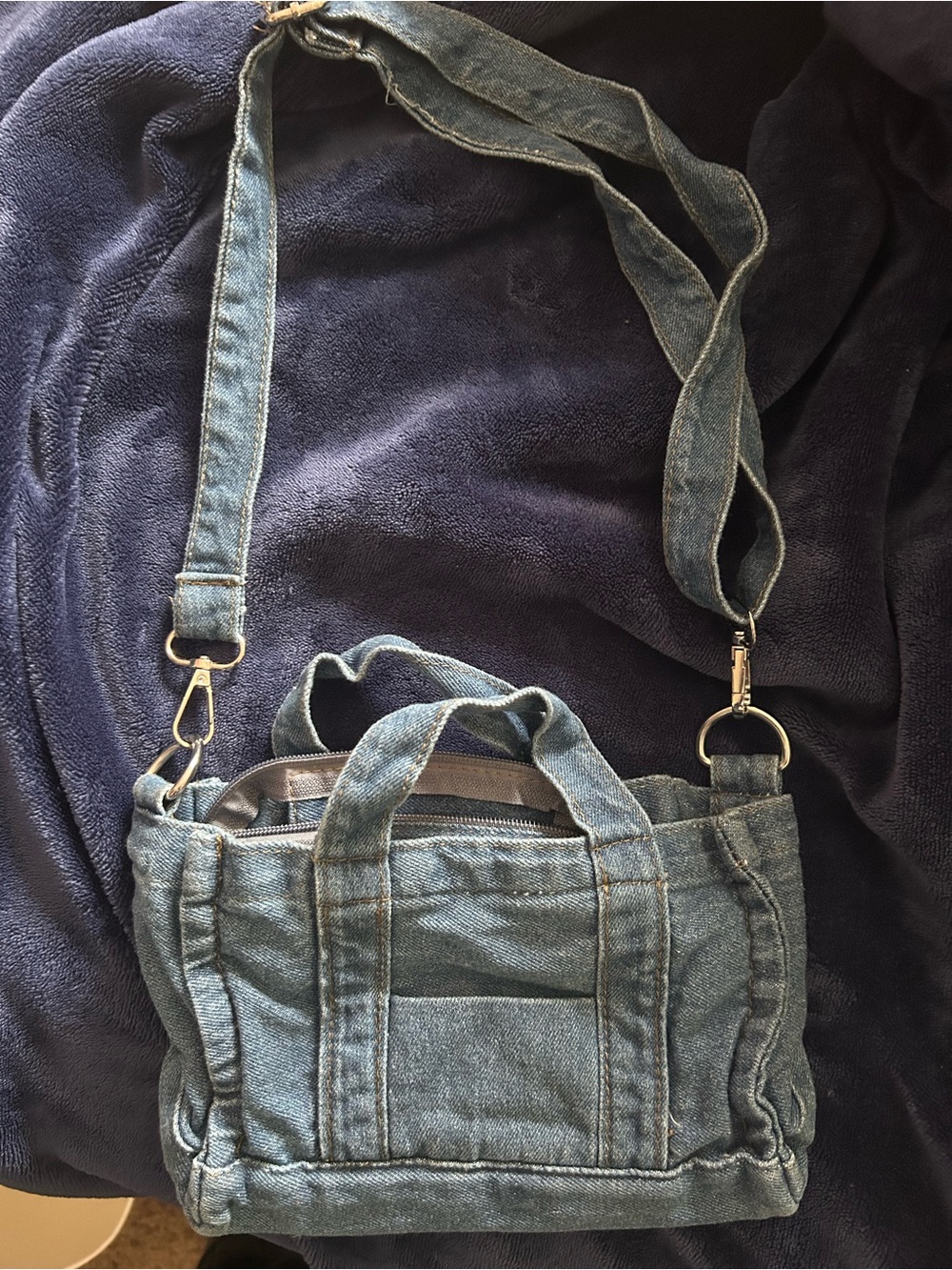 Mini Denim Purse